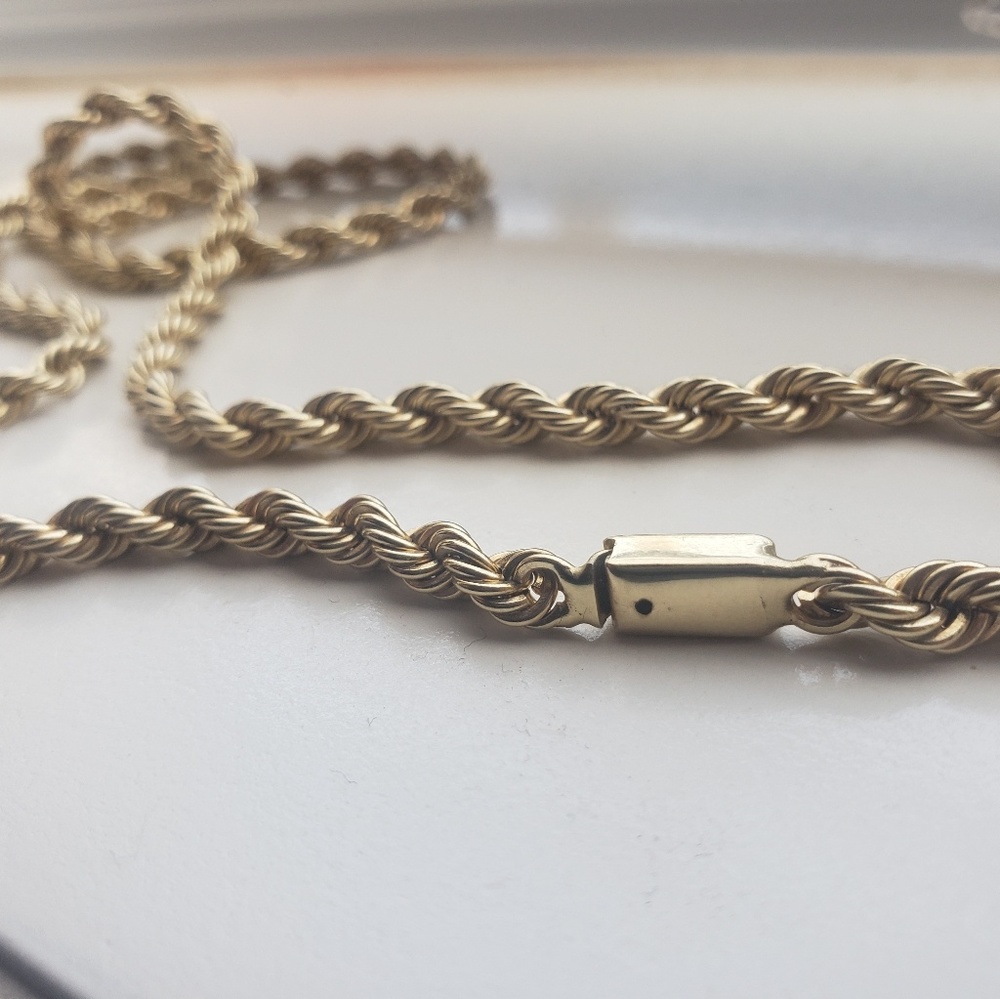 Gold Rope Chain (10kt) - Picture 2 of 8